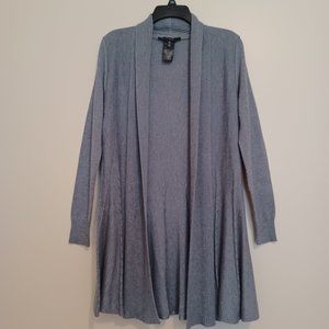 WHBM Open-front Duster Jacket Sweater Cardigan